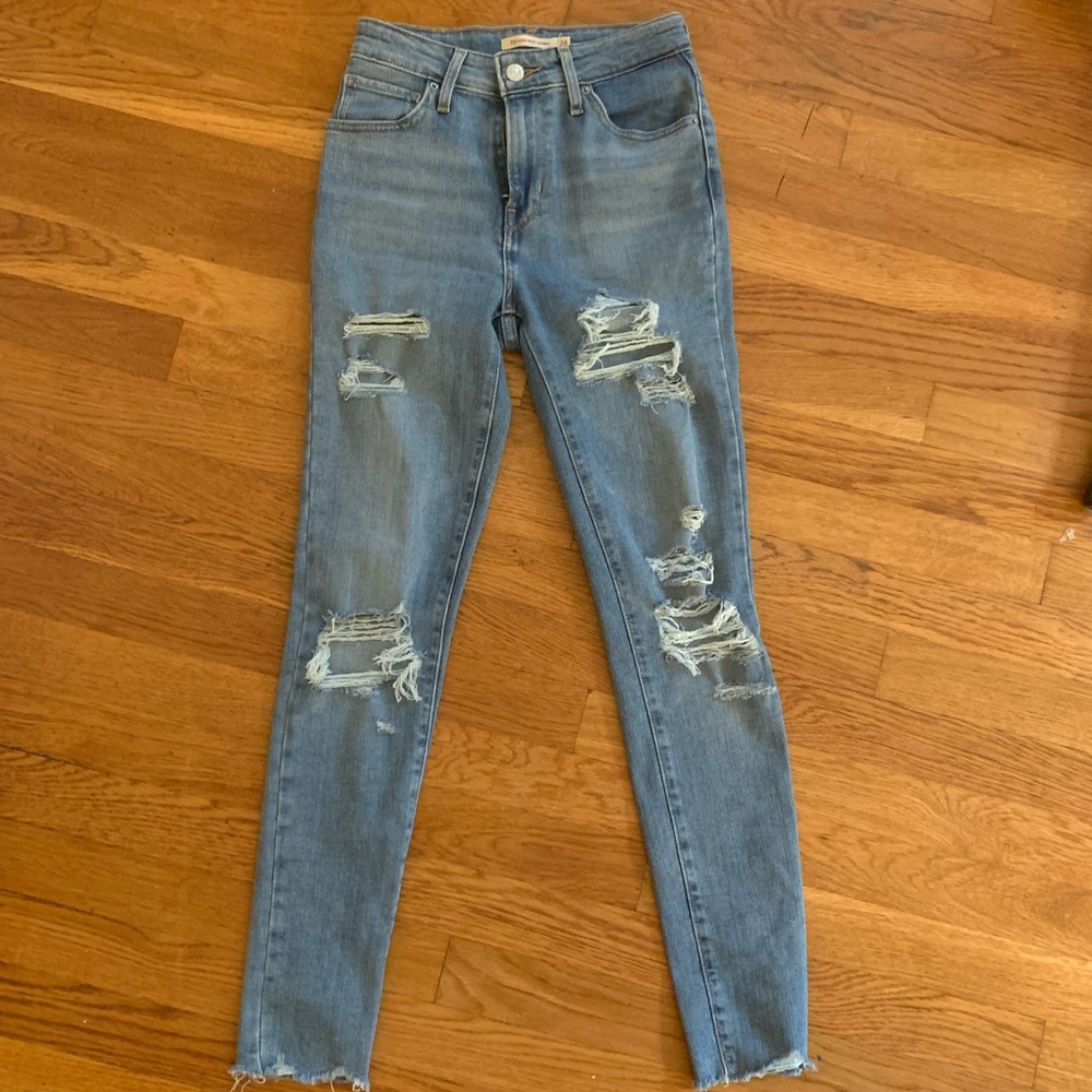 levi jeans (721 high rise skinny)